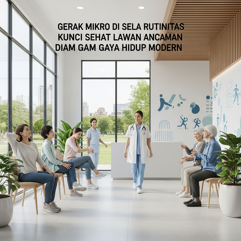 Gerak Mikro di Sela Rutinitas: Kunci Sehat Lawan Ancaman Diam Gaya Hidup Modern