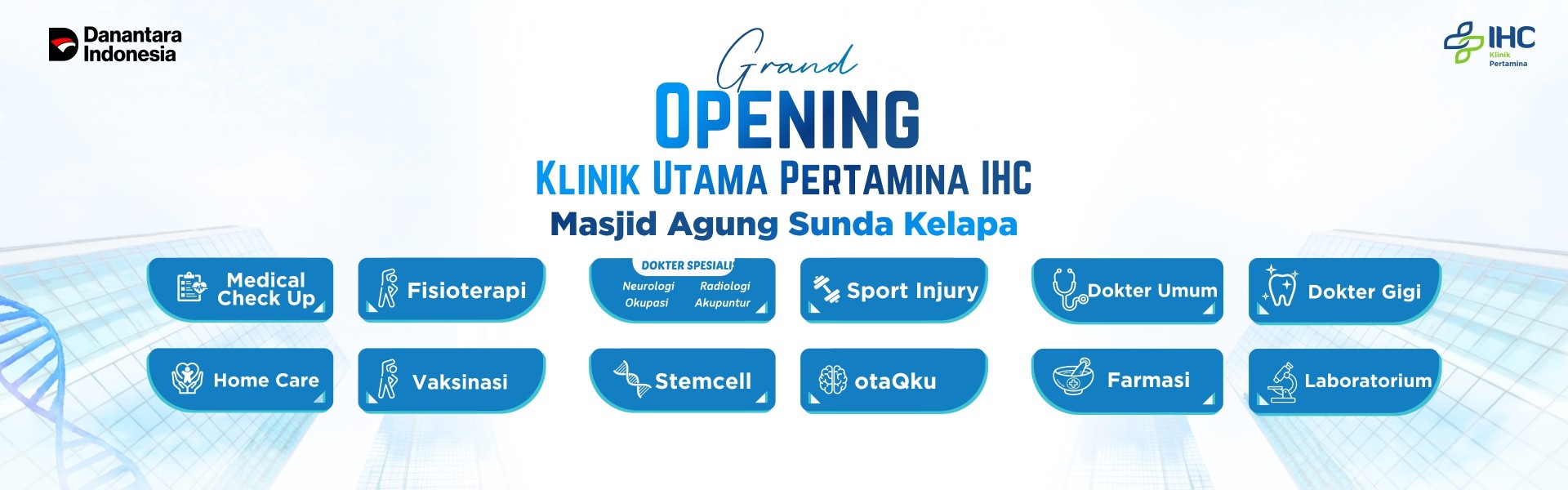 Grand opening layanan mask