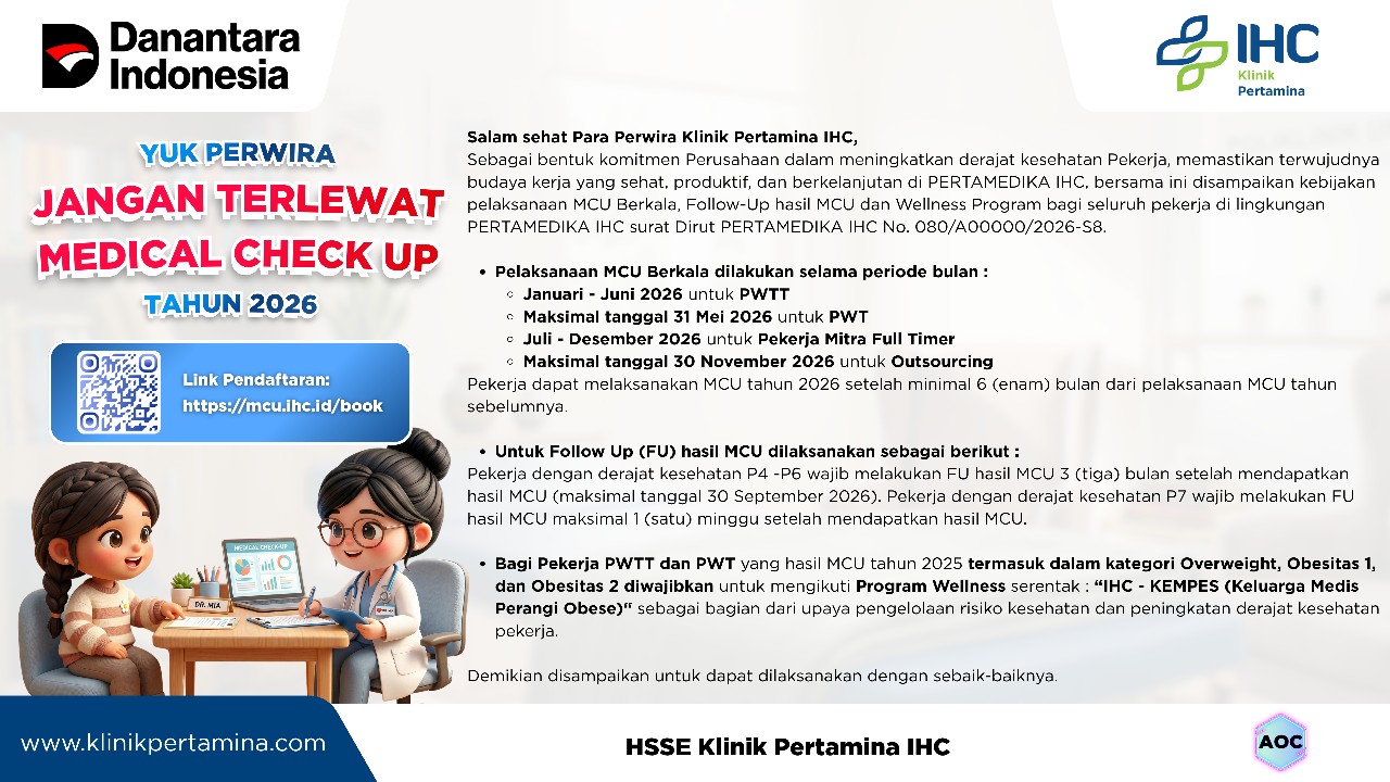 Yuk Perwira! Jangan Terlewat Medical Check Up Tahun 2026